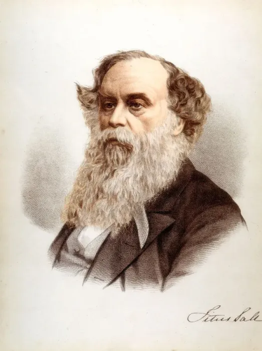 Framed Print : Titus Salt, British woolstapler and industrialist, c1880 Framed Print : Titus Salt, British woolstapler and industrialist, c1880