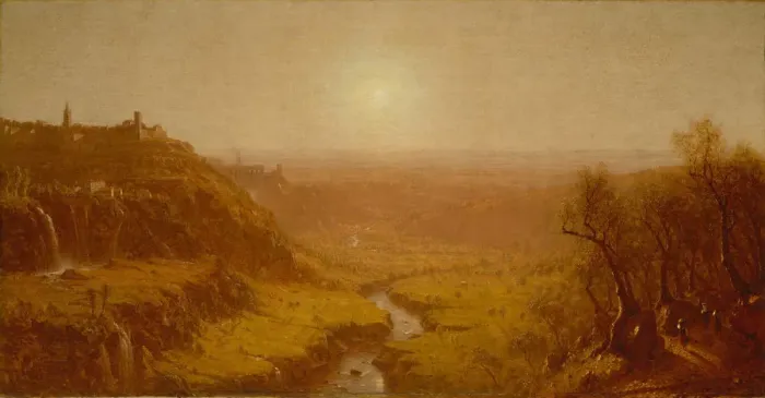 Framed Print : Tivoli, 1870. Creator: Sanford Robinson Gifford Framed Print : Tivoli, 1870. Creator: Sanford Robinson Gifford