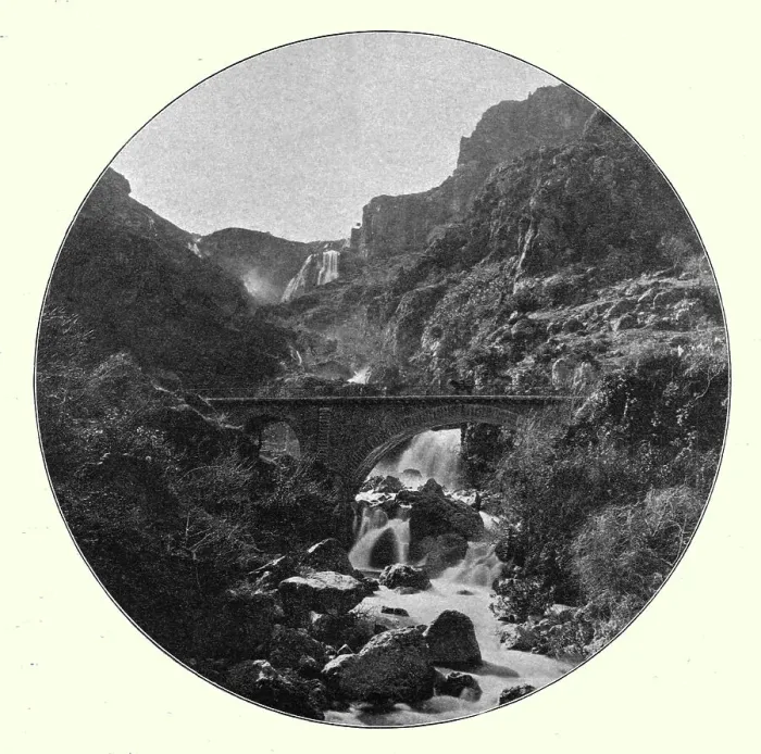 Framed Print : Tlemcen. Les cascades de l'Oued Mefrouch; Afrique du nord, 1914. Creator: Unknown Framed Print : Tlemcen. Les cascades de l'Oued Mefrouch; Afrique du nord, 1914. Creator: Unknown