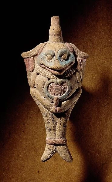 Toad Ocarina, between c.700 and c.900 AD. Creator: Unknown