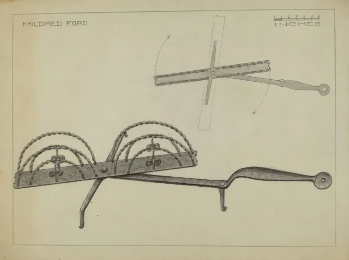 Framed Print : Toast Rack, c. 1936. Creator: Mildred Ford Framed Print : Toast Rack, c. 1936. Creator: Mildred Ford