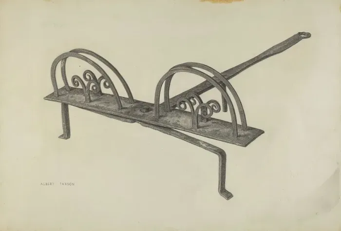 Framed Print : Toast Rack, c. 1939. Creator: Albert Taxson Framed Print : Toast Rack, c. 1939. Creator: Albert Taxson