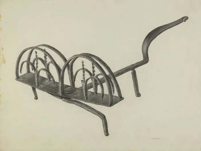 Framed Print : Toast Rack, c. 1939. Creator: Jacob Lipkin Framed Print : Toast Rack, c. 1939. Creator: Jacob Lipkin