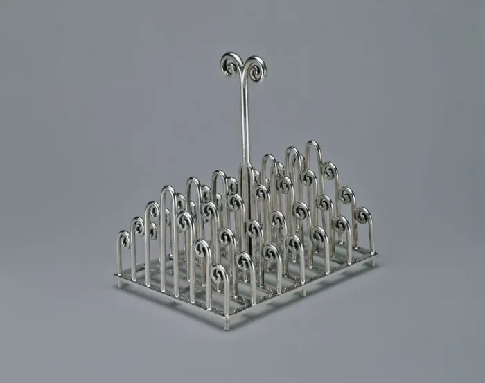Framed Print : Toast Rack, Sheffield, c. 1880. Creator: Christopher Dresser