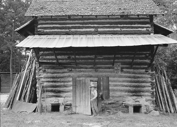 Tobacco barn, Person County, North Carolina, 1939. Creator: Dorothea Lange