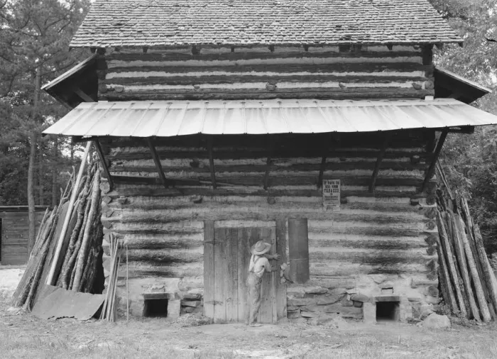 Framed Print : Tobacco barn, Person County, North Carolina, 1939. Creator: Dorothea Lange Framed Print : Tobacco barn, Person County, North Carolina, 1939. Creator: Dorothea Lange