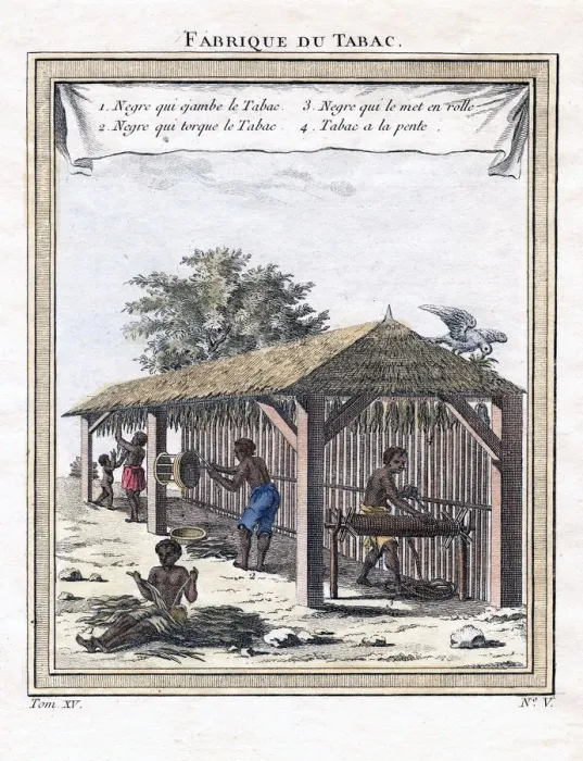 Framed Print : Tobacco factory, 1780