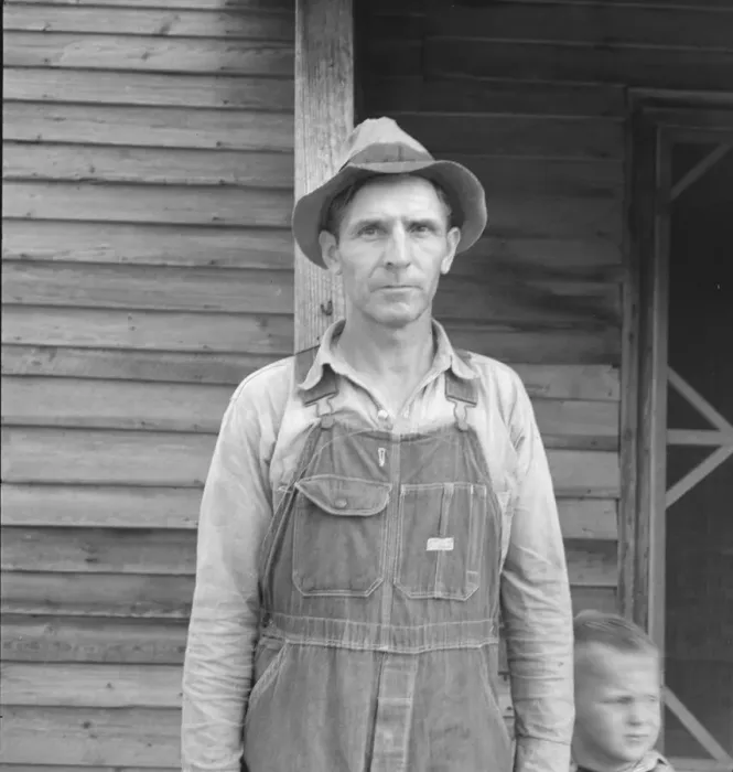 Framed Print : Tobacco sharecropper, Person County, North Carolina, 1939. Creator: Dorothea Lange Framed Print : Tobacco sharecropper, Person County, North Carolina, 1939. Creator: Dorothea Lange