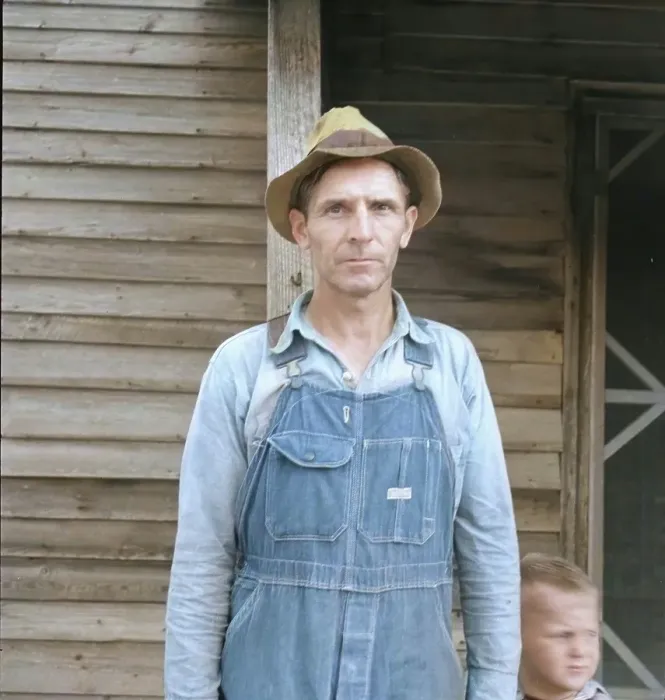 Framed Print : Tobacco sharecropper, Person County, North Carolina, 1939. Creator: Dorothea Lange Framed Print : Tobacco sharecropper, Person County, North Carolina, 1939. Creator: Dorothea Lange