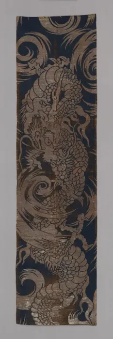 Framed Print : Tobari (Temple Banner Fragment), Japan, late Edo period (1789-1868), 1800 / 50 Framed Print : Tobari (Temple Banner Fragment), Japan, late Edo period (1789-1868), 1800 / 50