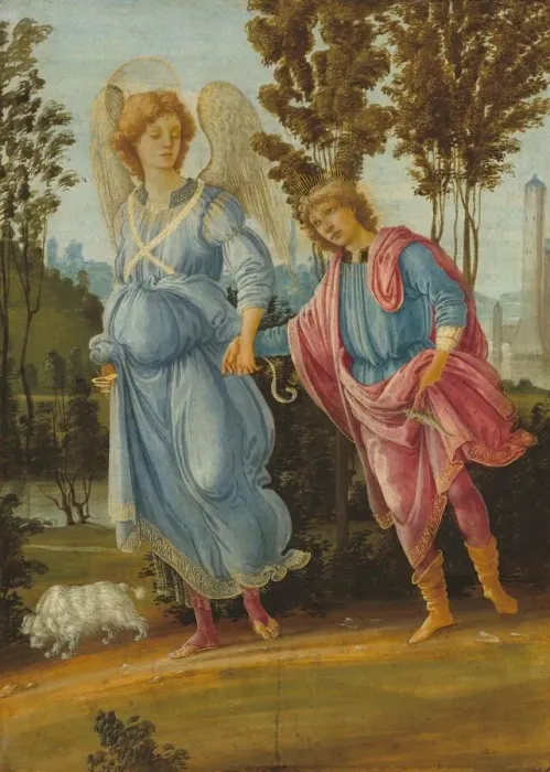 Framed Print : Tobias and the Angel, c. 1475 / 1480. Creator: Filippino Lippi Framed Print : Tobias and the Angel, c. 1475 / 1480. Creator: Filippino Lippi