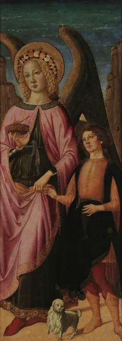 Framed Print : Tobias and the Angel, c1475. Creator: Biagio d'Antonio, (Tucci) (1446-1516). Tobias and the Angel, c1475. Creator: Biagio d'Antonio, (Tucci) (1446-1516) Framed Print : Tobias and the Angel, c1475. Creator: Biagio d'Antonio, (Tucci) (1446-1516). Tobias and the Angel, c1475. Creator: Biagio d'Antonio, (Tucci) (1446-1516)