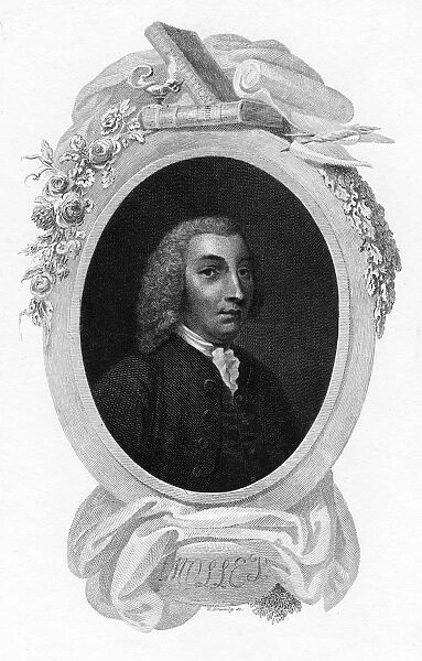 Tobias George Smollett, 18th century Scottish-born British novelist, 1803