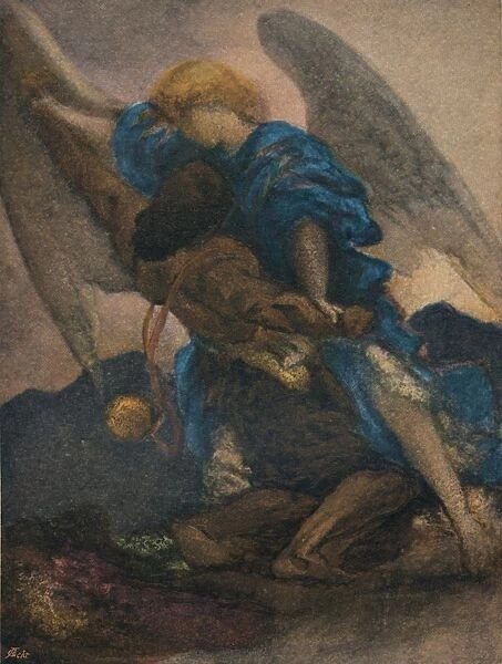 Tobit and the Angel, c1886. Artist: Frederic Leighton