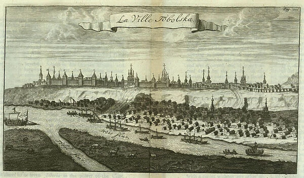 Tobolsk (From: Travels into Muscovy), 1711. Artist: Bruijn, Cornelis de (1652-1727)