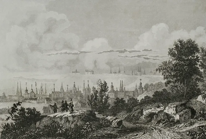 Framed Print : Tobolsk, Russia, 1839. Creator: Augustin Francois Lemaitre Framed Print : Tobolsk, Russia, 1839. Creator: Augustin Francois Lemaitre