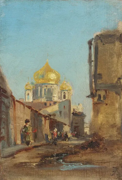 Framed Print : Tobolsk, Sibérie, 1844. Creator: Felix Francois Georges Philibert Ziem Framed Print : Tobolsk, Sibérie, 1844. Creator: Felix Francois Georges Philibert Ziem
