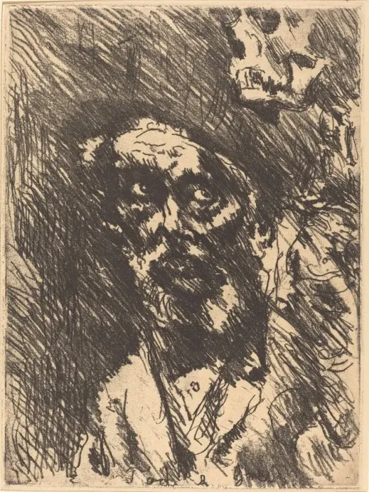 Framed Print : Tod und Greis (Death and the Old Man), 1921 (published 1922). Creator: Lovis Corinth Framed Print : Tod und Greis (Death and the Old Man), 1921 (published 1922). Creator: Lovis Corinth