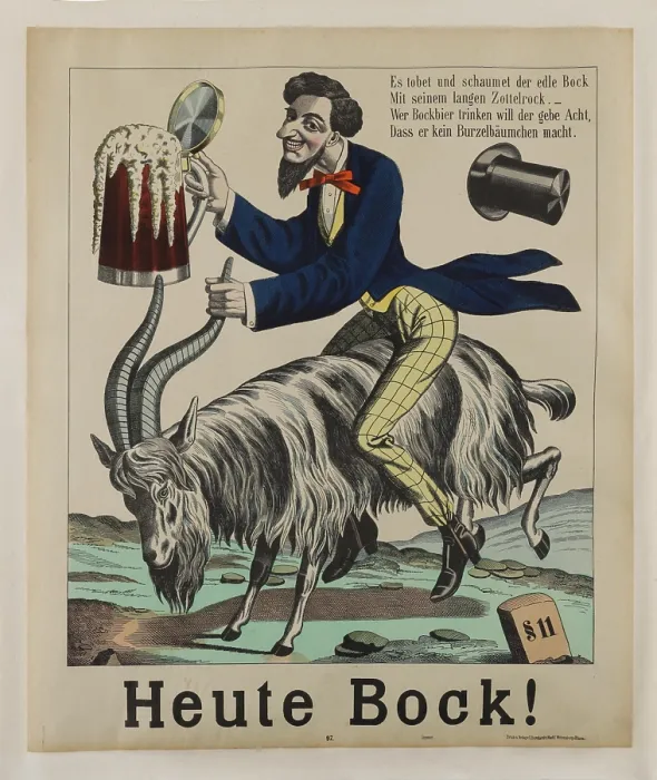 Framed Print : Today Bock!, c1900-1910. Creator: Anonymous