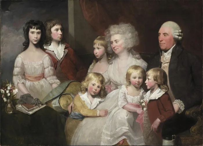 Framed Print : The Todd Family, c1785. Creator: Gilbert Stuart Framed Print : The Todd Family, c1785. Creator: Gilbert Stuart