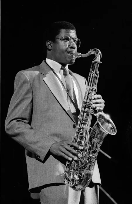Framed Print : Todd Williams, Capital Jazz Festival, Royal Festival Hall, London, 1988. Artist: Brian O Connor
