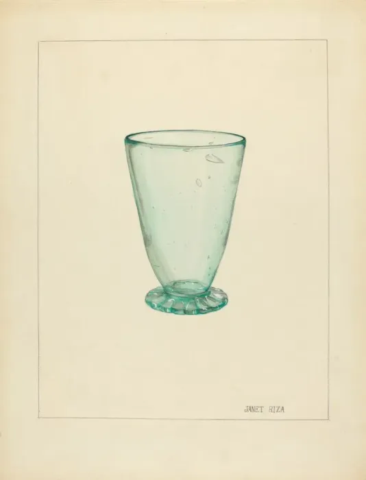 Framed Print : Toddy Glass, 1935 / 1942. Creator: Janet Riza Framed Print : Toddy Glass, 1935 / 1942. Creator: Janet Riza