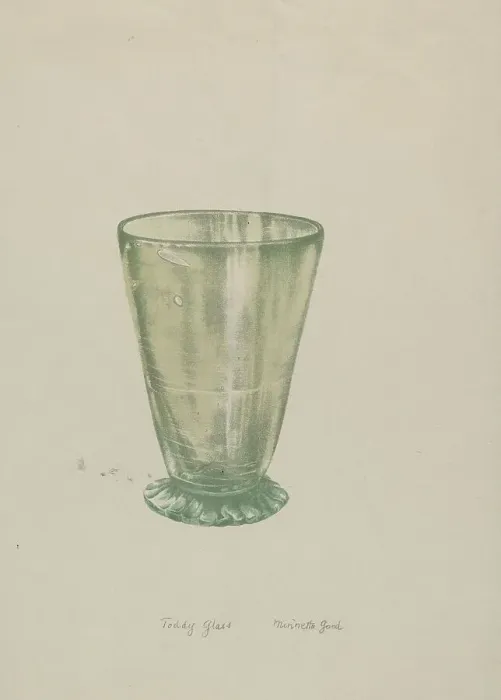 Framed Print : Toddy Glass, 1935 / 1942. Creator: Minnetta Good Framed Print : Toddy Glass, 1935 / 1942. Creator: Minnetta Good