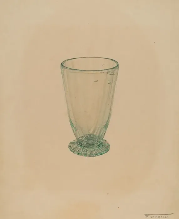 Framed Print : Toddy Glass, c. 1940. Creator: Frank Fumagalli Framed Print : Toddy Glass, c. 1940. Creator: Frank Fumagalli