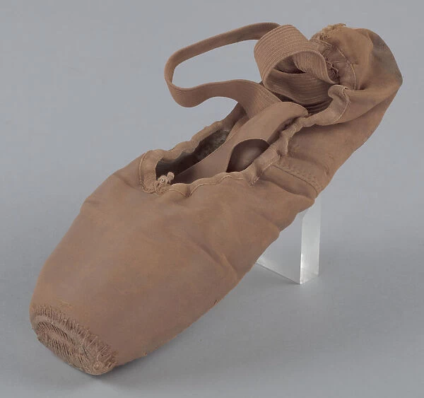 Toe shoe and tights worn by Alexandra Jacob of Dance Theatre of Harlem, 2013-2014