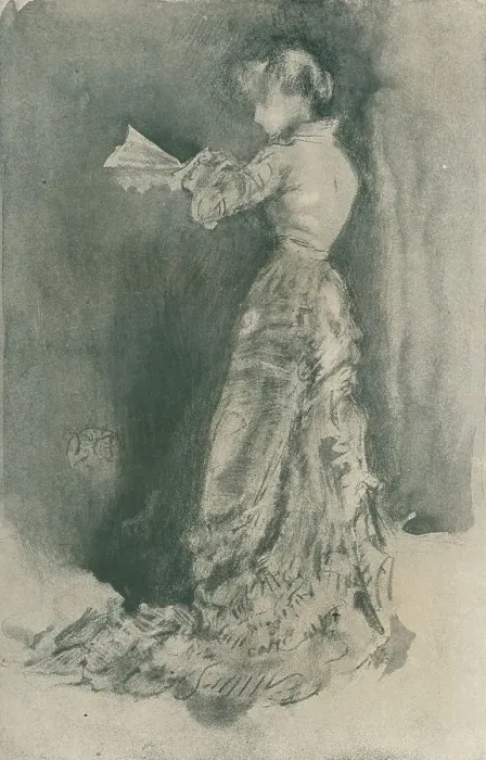 Framed Print : The Toilet, 1878, (1904). Artist: James Abbott McNeill Whistler Framed Print : The Toilet, 1878, (1904). Artist: James Abbott McNeill Whistler