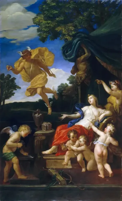 Framed Print : The Toilet of Venus. Artist: Boulogne, Bon de, L aine (1649-1717) Framed Print : The Toilet of Venus. Artist: Boulogne, Bon de, L aine (1649-1717)
