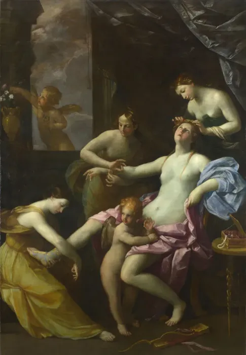 Framed Print : The Toilet of Venus, ca 1620-1625. Creator: Reni, Guido (1575-1642) Framed Print : The Toilet of Venus, ca 1620-1625. Creator: Reni, Guido (1575-1642)