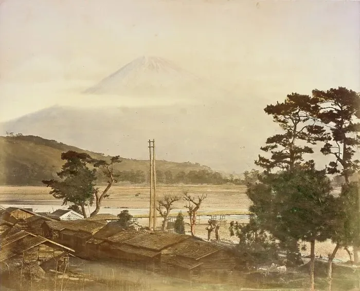 Framed Print : Tokaido Iwabuchi, 1865. Creator: Unknown Framed Print : Tokaido Iwabuchi, 1865. Creator: Unknown