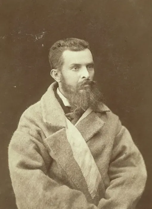 Framed Print : Tokhashanski, half-length portrait, facing right, between 1870 and 1886. Creator: Unknown Framed Print : Tokhashanski, half-length portrait, facing right, between 1870 and 1886. Creator: Unknown