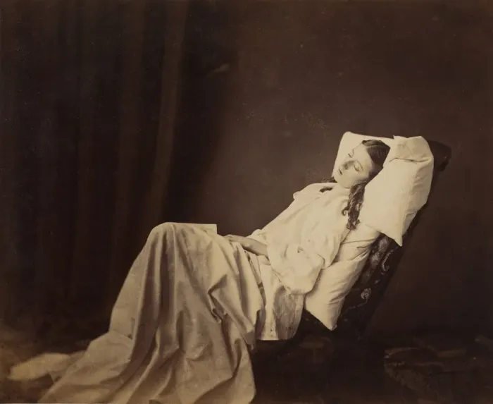Framed Print : She Never Told Her Love, 1857. Creator: Henry Peach Robinson Framed Print : She Never Told Her Love, 1857. Creator: Henry Peach Robinson