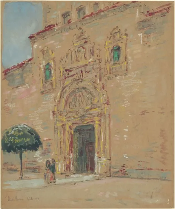 Framed Print : Toledo, 1910. Creator: Frederick Childe Hassam Framed Print : Toledo, 1910. Creator: Frederick Childe Hassam