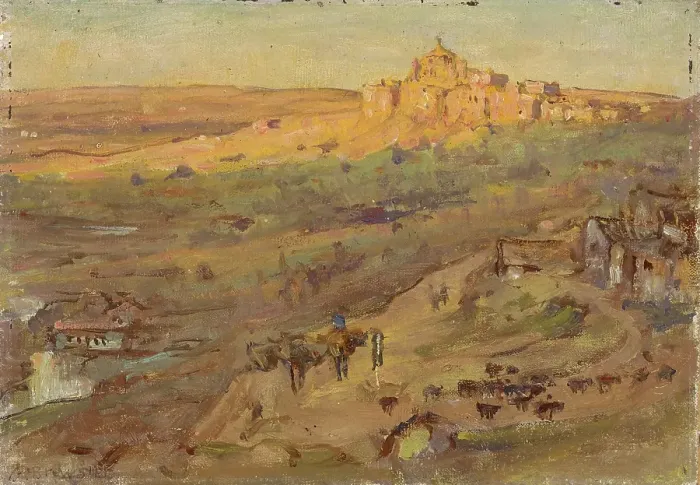 Framed Print : Toledo, Spain, Afternoon Sun, 1911. Creator: Anna Richards Brewster Framed Print : Toledo, Spain, Afternoon Sun, 1911. Creator: Anna Richards Brewster