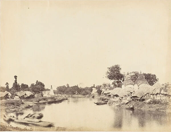 [Tollys Nullah, Calcutta], 1850s. Creator: Captain R. B. Hill