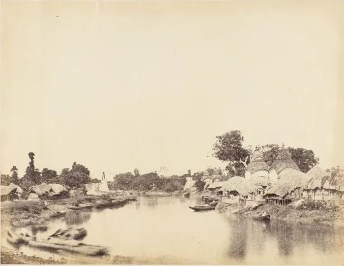 Framed Print : [Tollys Nullah, Calcutta], 1850s. Creator: Captain R. B. Hill
