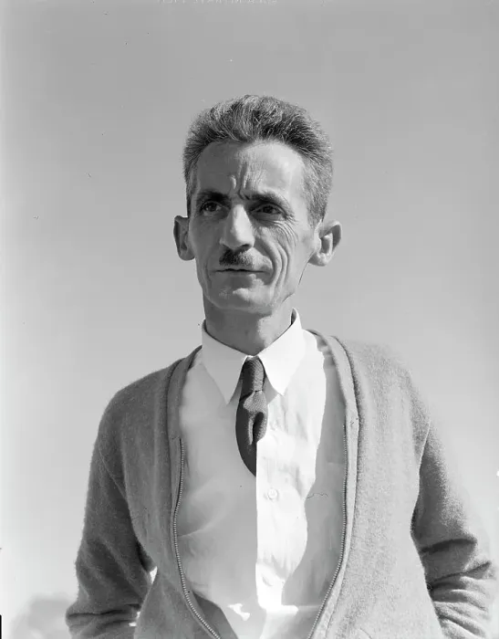 Framed Print : Tom Collins, manager of Kern County migrant camp, California, 1936. Creator: Dorothea Lange Framed Print : Tom Collins, manager of Kern County migrant camp, California, 1936. Creator: Dorothea Lange
