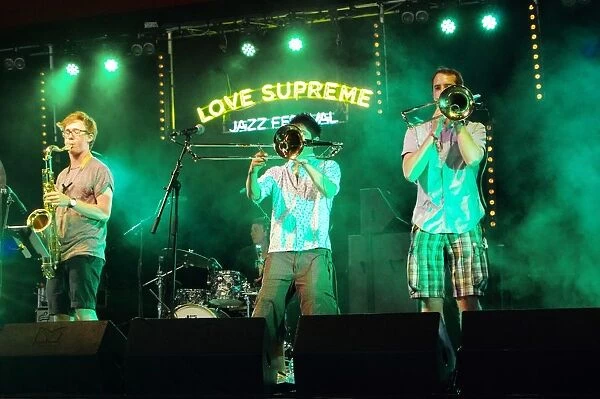 Tom Green, Alex Hitchcock and Vij Prakash, Love Supreme Jazz Festival, Glynde Place