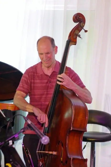 Framed Print : Tom Hill, Watermill Jazz Club, Dorking, Surrey, 25 June 2019. Creator: Brian O Connor Framed Print : Tom Hill, Watermill Jazz Club, Dorking, Surrey, 25 June 2019. Creator: Brian O Connor