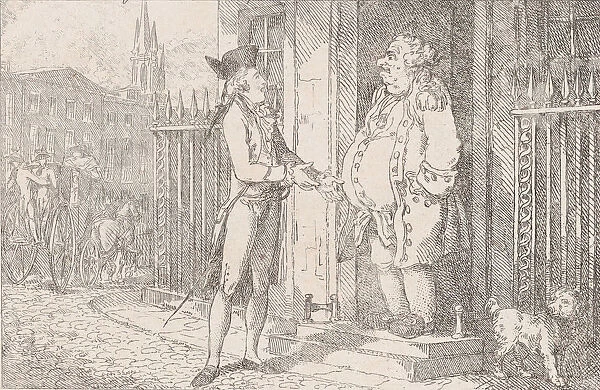 Tom Jones Refused Admittance by the Noblemans Porter, from "
