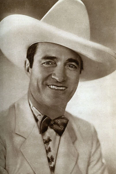 Tom Mix, American film actor, 1933