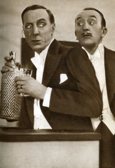 Framed Print : Tom Walls and Ralph Lynn, English actors, 1933 Framed Print : Tom Walls and Ralph Lynn, English actors, 1933