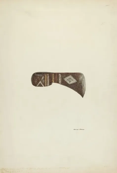 Framed Print : Tomahawk, c. 1939. Creator: George E. Rhone Framed Print : Tomahawk, c. 1939. Creator: George E. Rhone
