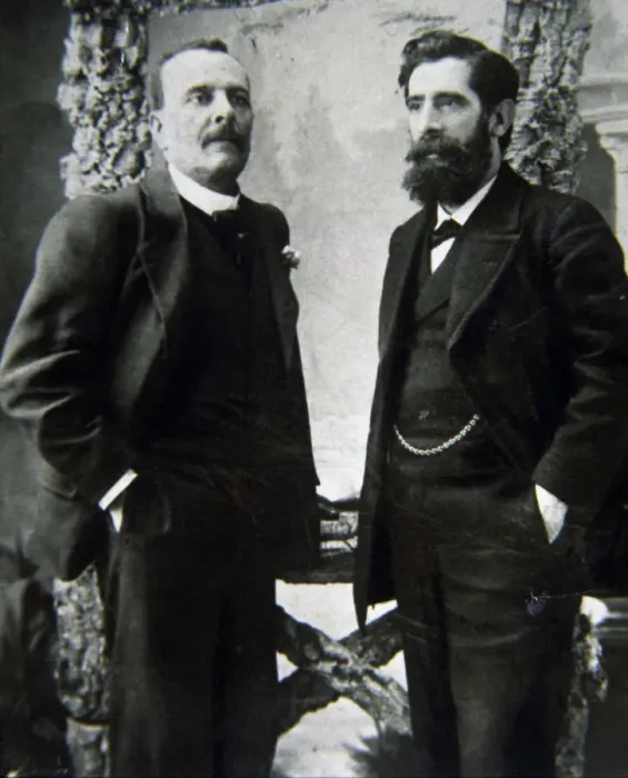 Framed Print : Tomas Breton (1850-1923), Spanish composer and Ricardo de la Vega (1839-1910) Framed Print : Tomas Breton (1850-1923), Spanish composer and Ricardo de la Vega (1839-1910)