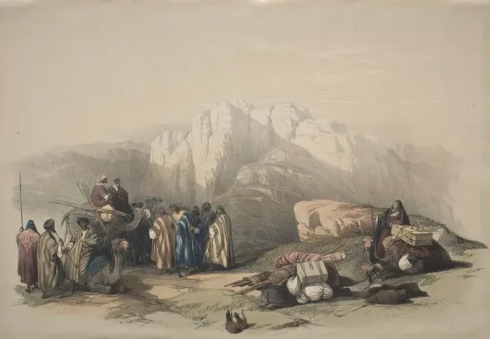 Framed Print : Tomb of Aaron, Summit of Mount Horeb, 1839. Creator: David Roberts (British, 1796-1864) Framed Print : Tomb of Aaron, Summit of Mount Horeb, 1839. Creator: David Roberts (British, 1796-1864)