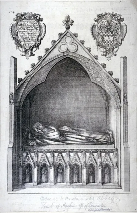 Framed Print : The tomb of Avaline, Countess of Lancaster, Westminster Abbey, London, 1666. Artist Framed Print : The tomb of Avaline, Countess of Lancaster, Westminster Abbey, London, 1666. Artist