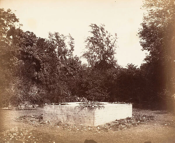 Tomb, Barrackpore, 1861. Creator: Unknown
